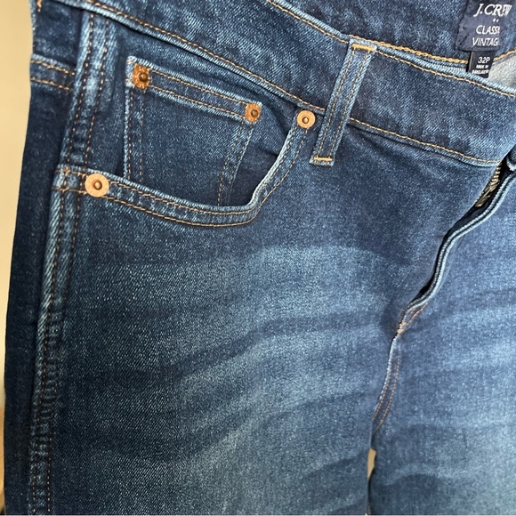 J Crew Classic Vintage Women’s Blue Jeans Fray Bottom Size 32P - Picture 10 of 16